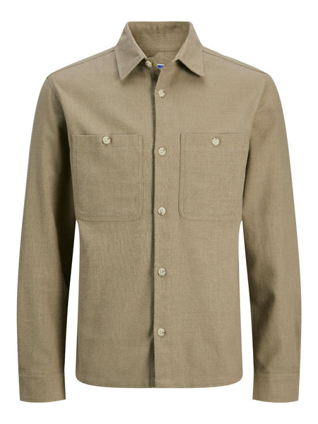 JPRBLURAYLE LINEN BL. SOLID L