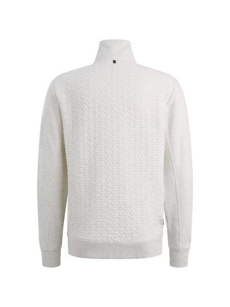 Zip jacket jacquard interlock