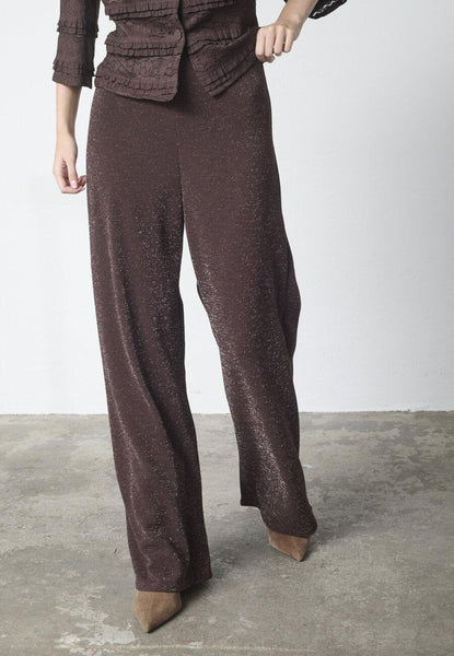 Pants glut-pa5 chocolate/silve