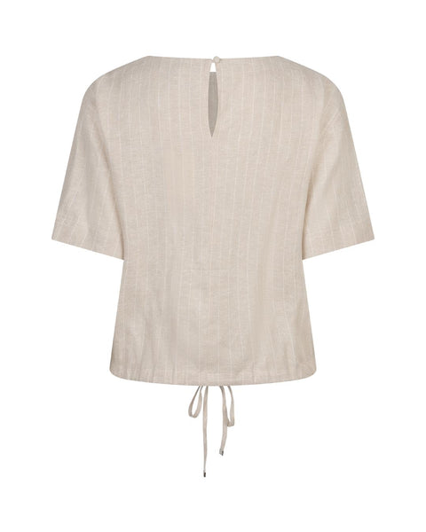 Skyler Linen/Visc Pinstripe