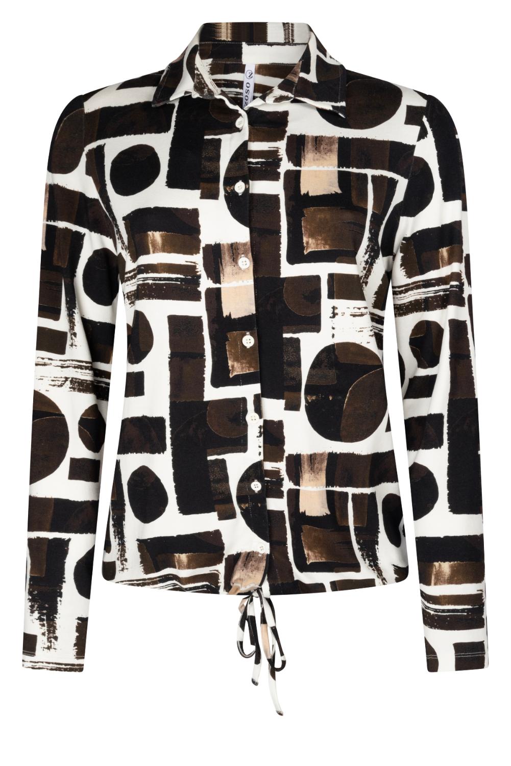 Luxury print blouse 235 maria