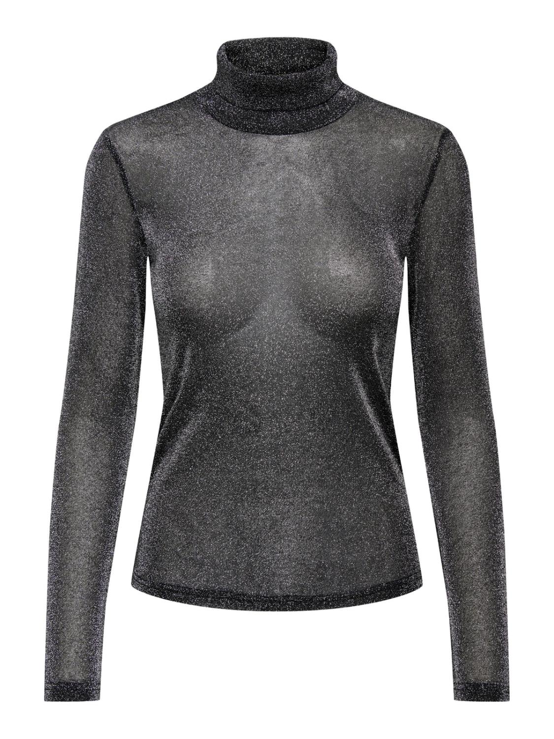 ONLAMERA GLITTER L/S ROLLNECK