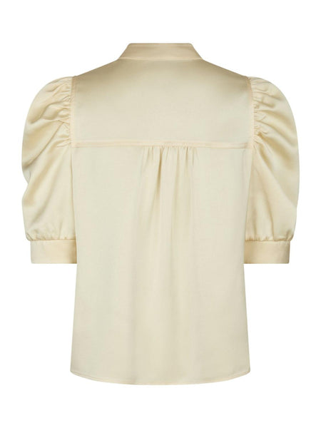 Roella sateen blouse yellow
