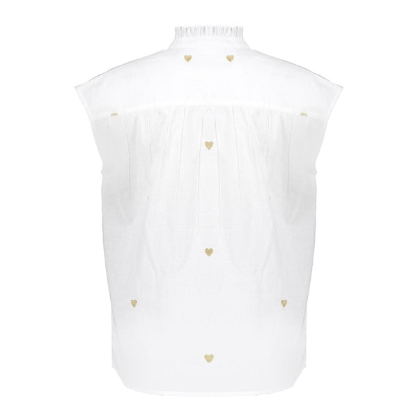 Blouse lurex hearts 53341-81