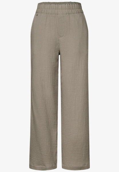 LTD QR musseline_Wide Leg HW