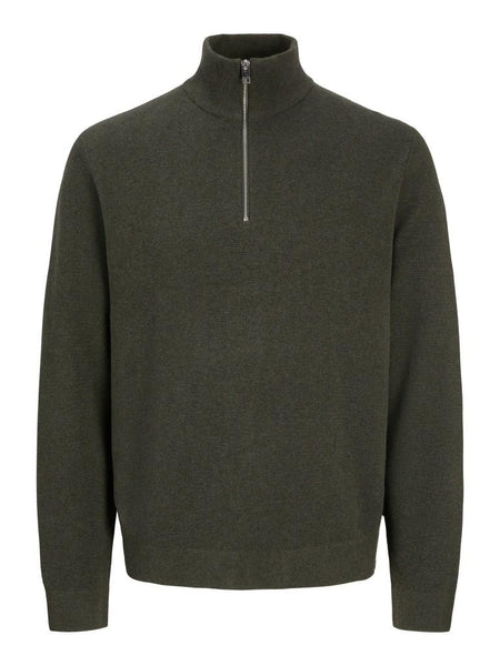 JJMILANO STITCH KNIT HALF ZIP