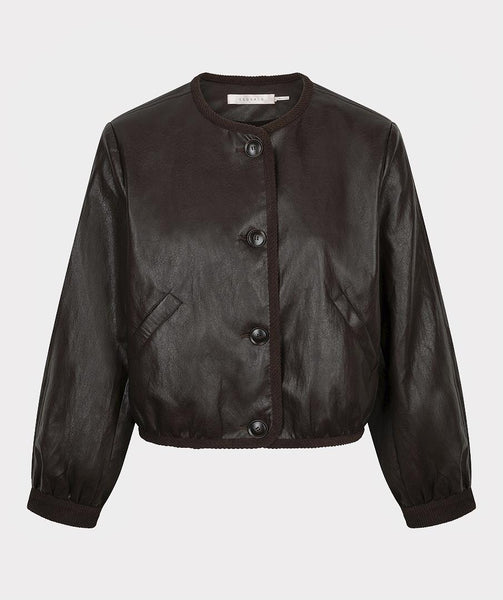 Jacket short PU crinkle