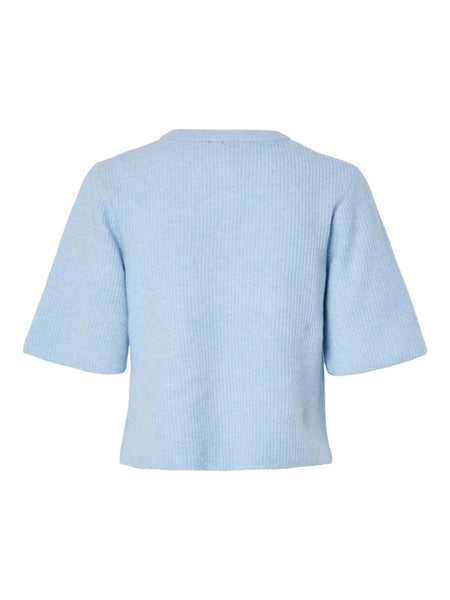 PCSILLY SS O-NECK KNIT CARDIG