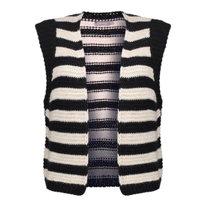 Gilet knitted stripe 34847-70