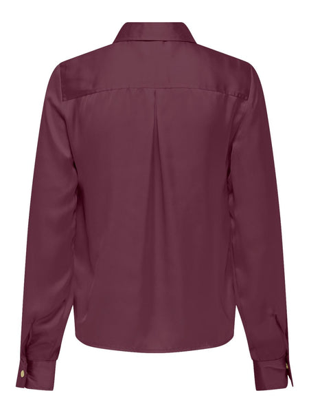 ONLZORA LS SATIN SHIRT WVN