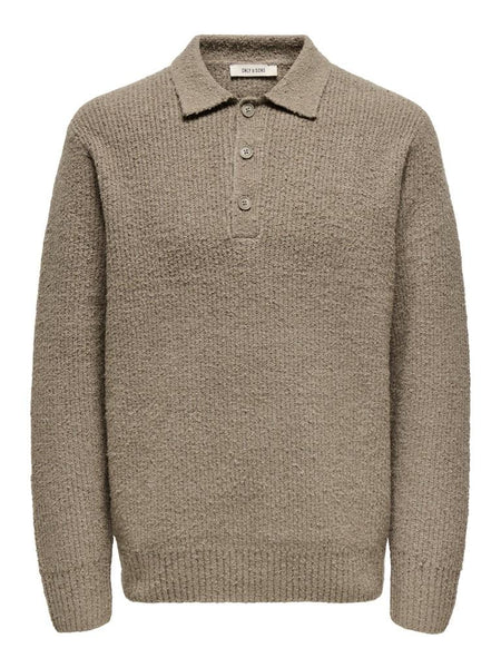 ONSDALE RLX LS POLO KNIT NOOS