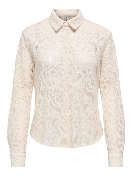 ONLBIRUN L/S LACE SHIRT WVN