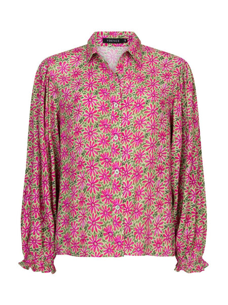 Blouse Alyssa pink flower
