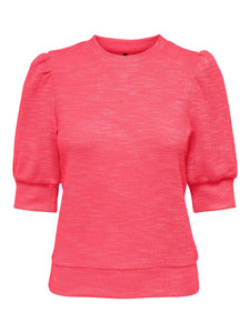 ONLRIE S/S PUFF TOP CS JRS