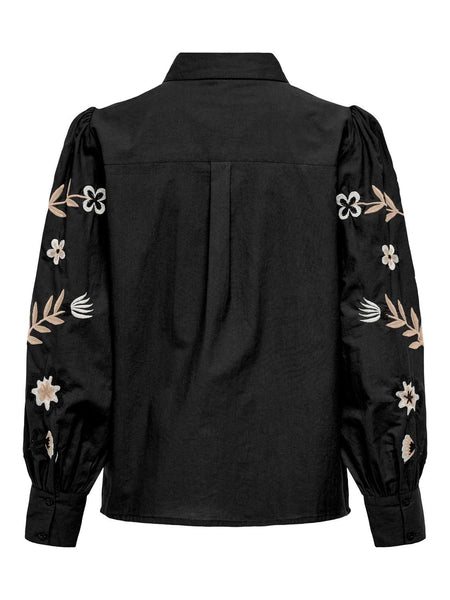 ONLZORA LISE LS EMB. SHIRT WV