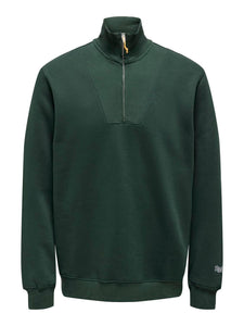 ONSRILEY REG 1/4 ZIP HIGH NEC