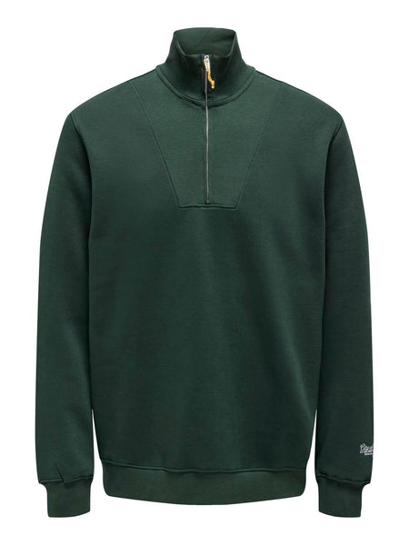 ONSRILEY REG 1/4 ZIP HIGH NEC