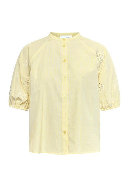 Blouse edina-ss straw stripes
