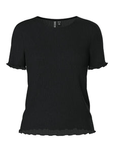 PCFLORA SS O-NECK TOP JRS BC