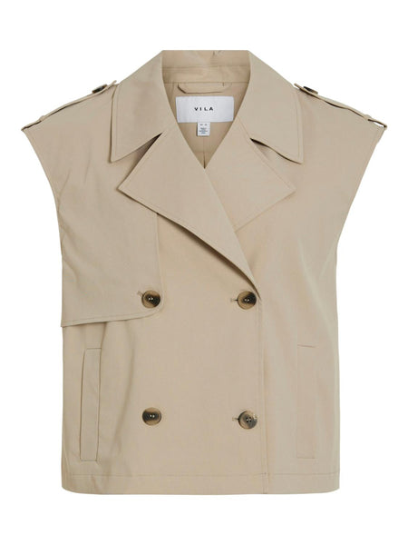 VIEMELIE L/S TRENCH VEST