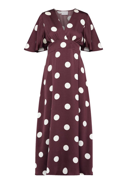 Dress gisela-dr34 deep bordeau