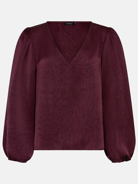Top Nyma burgundy