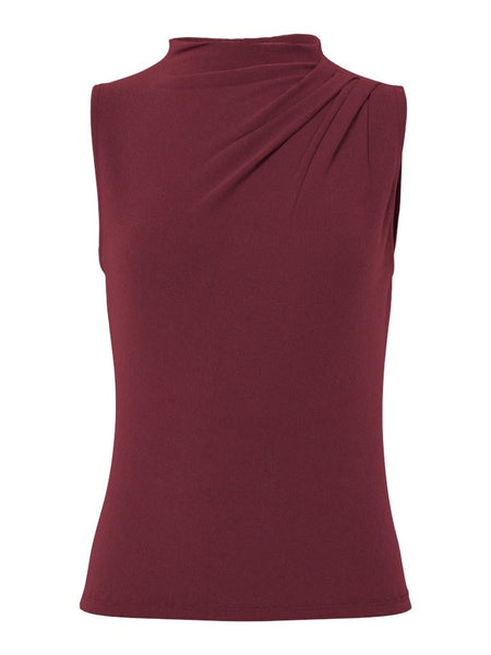 PCMADISON SL DRAPED TOP JRS N