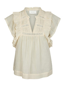 Jayla S voile top light yellow