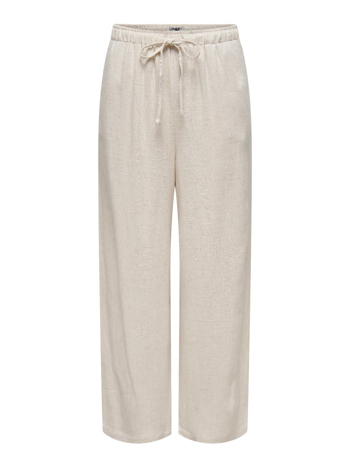 ONLSIESTA MW PULL-UP LINEN BL
