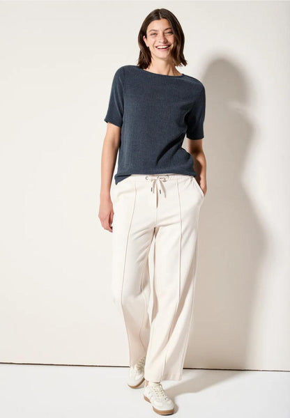 TOS Crepe Structure T-Shirt