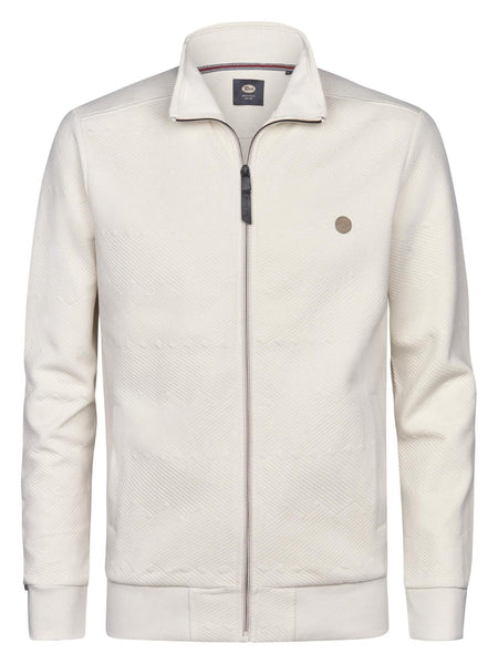 Men Sweater Collar Zip