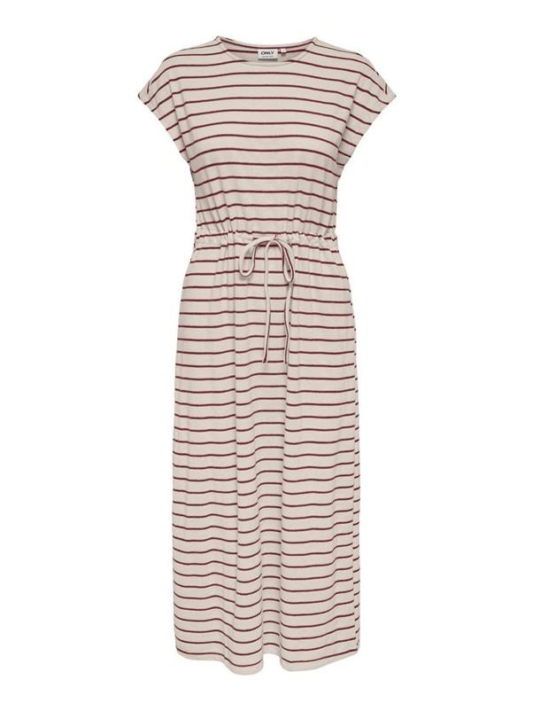 ONLJANA S/S O-NECK DRESS SWT