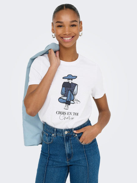 ONLEMMA LIFE REG S/S LADY TOP