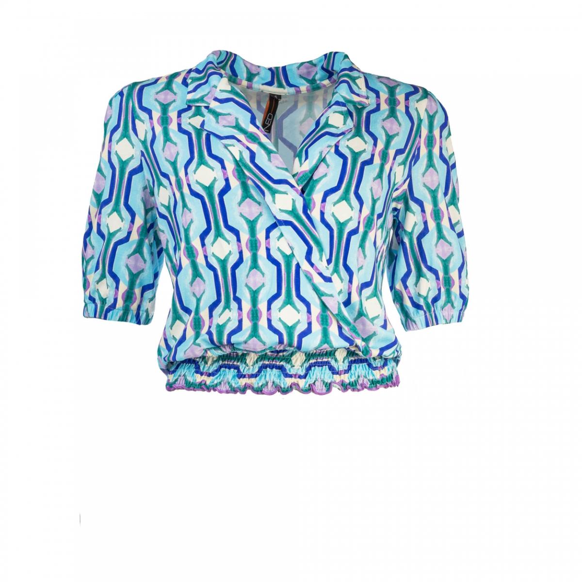 Captee SS blue tricot
