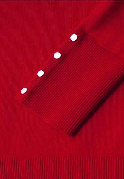 basic sweater button detail