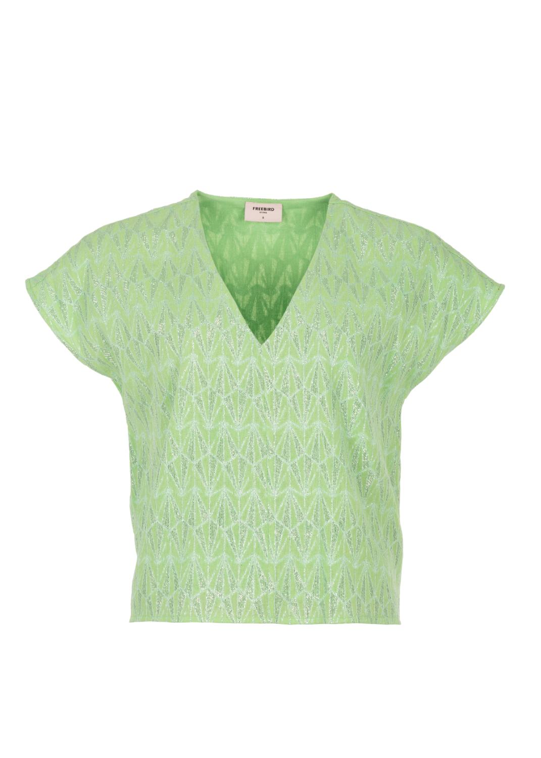 Top tullia bright green