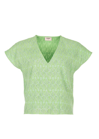 Top tullia bright green