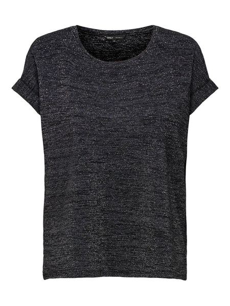ONLMOSTER GLITTER S/S TOP JRS