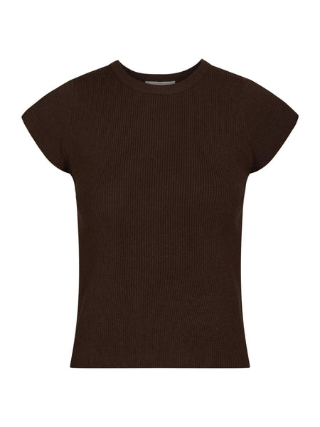 Tirra knit tee brown
