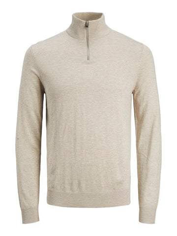 JJEEMIL KNIT HALF ZIP NOOS
