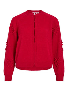 VIMERIT L/S O-NECK BUBBLE KNI