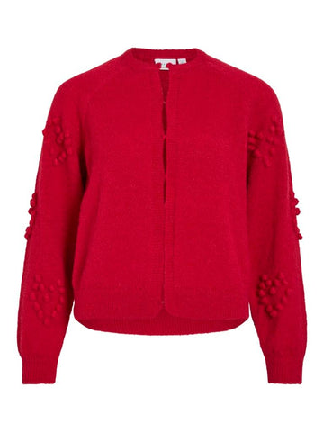 VIMERIT L/S O-NECK BUBBLE KNI