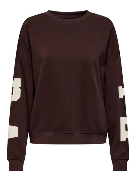 ONLSWEAT L/S BACK/SLEEVE PRIN
