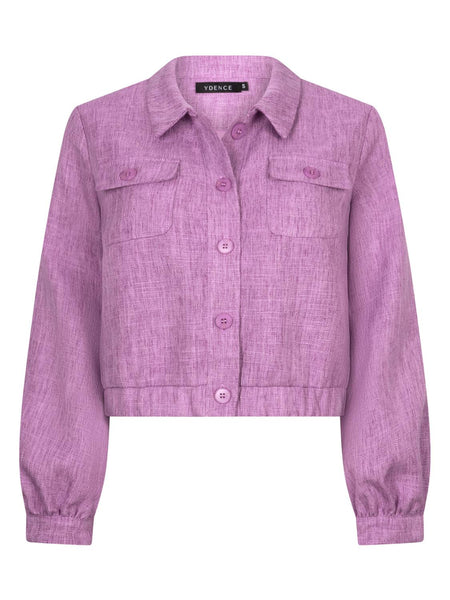 Jacket jinte purple melange