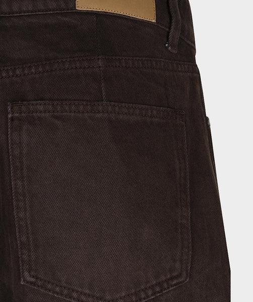 Trousers barrel jeans cacao