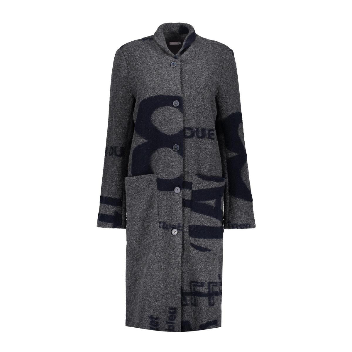 Coat cooked wool letters