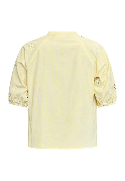 Blouse edina-ss straw stripes