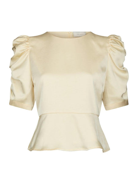 Benua heavy sateen blouse