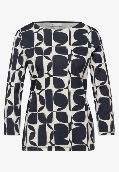 printed basic interlock shirt