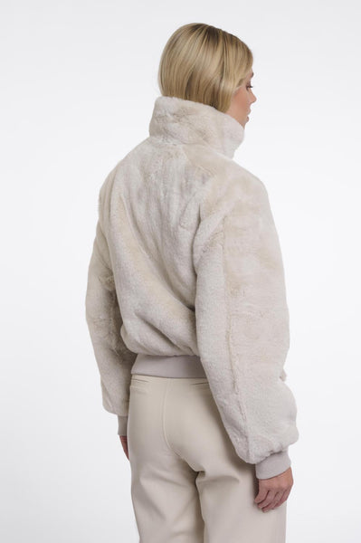 Short faux fur jacket
